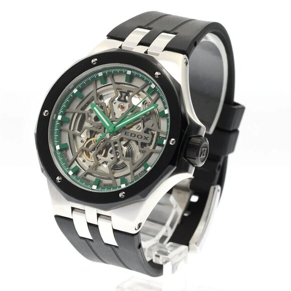 EDOX Delphin Meccano 85303-3NN-VB skeleton Dial Automatic Men's Watch_886082 - Picture 3 of 7